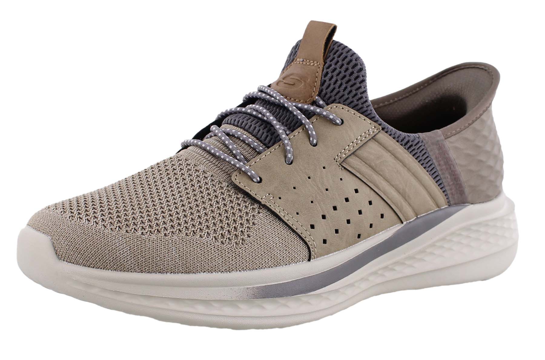 Skechers 210811 Slade taupe voor heren | ShoeRama schoenen + voeten