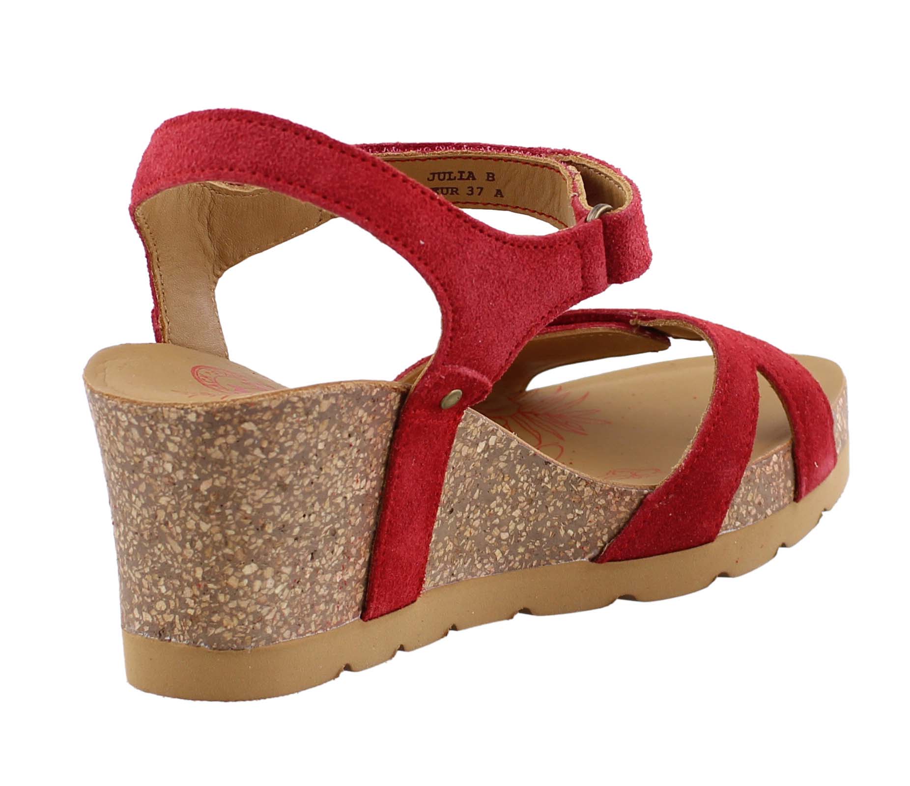 PANAMA JACK Wedge sandalen für Damen JULIA BLANCO NAPA