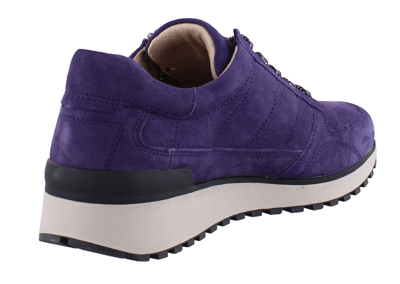 CAPRICE Damespumps van leer met trechterhak, Black Nappa, 37 EU