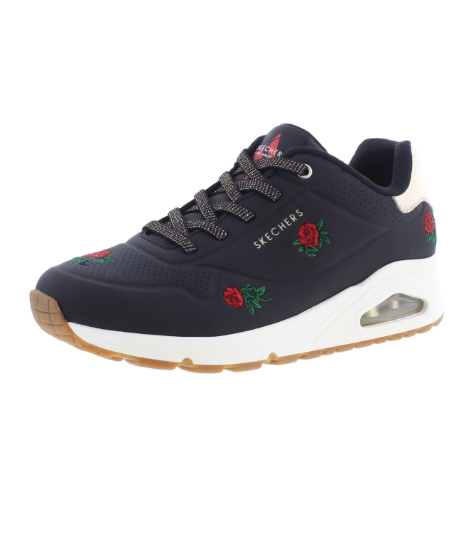 Skechers 177093 Uno Champagne & Roses zwart