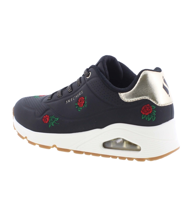Skechers 177093 Uno Champagne & Roses zwart