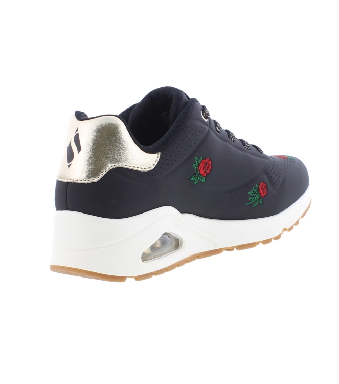 Skechers 177093 Uno Champagne & Roses zwart