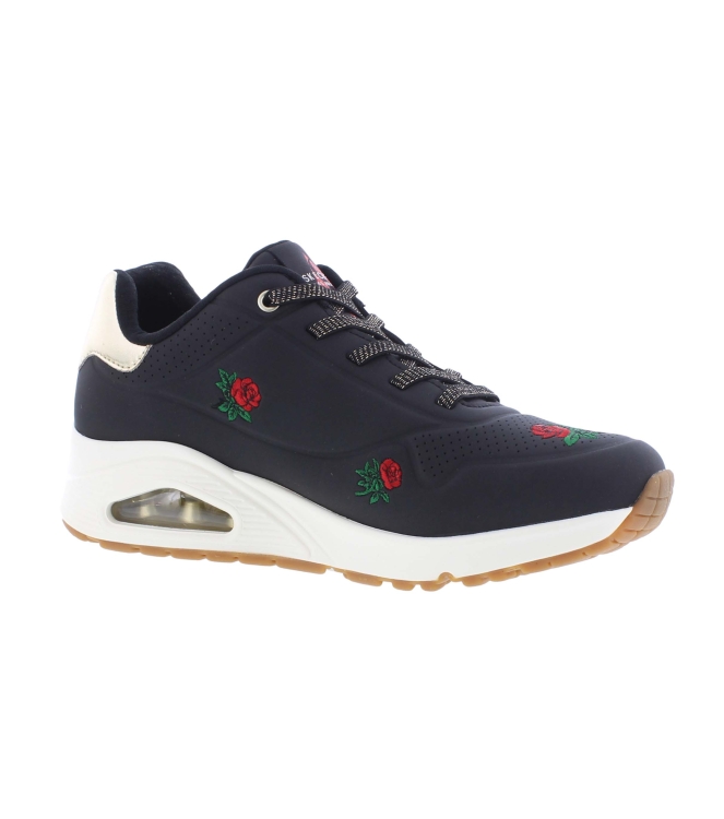 Skechers 177093 Uno Champagne & Roses zwart