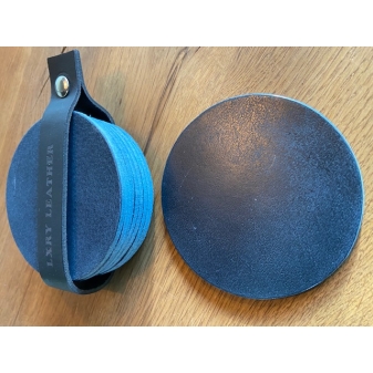 LXRY Leather 011 Onderzetter rond 8 stuks geen kleurvariant