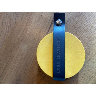 LXRY Leather 011 Onderzetter rond 8 stuks geen kleurvariant