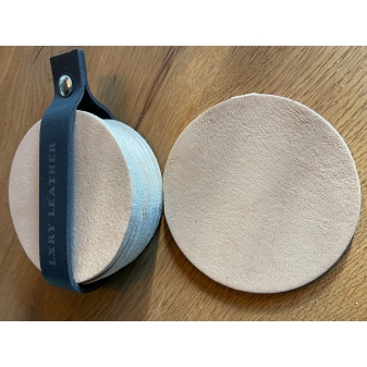 LXRY Leather 011 Onderzetter rond 8 stuks geen kleurvariant