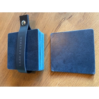 LXRY Leather 0012 Onderzetter vierkant 8 st geen kleurvariant