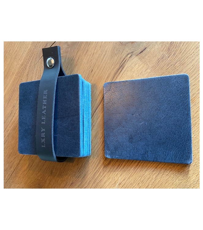 LXRY Leather 0012 Onderzetter vierkant 8 st geen kleurvariant