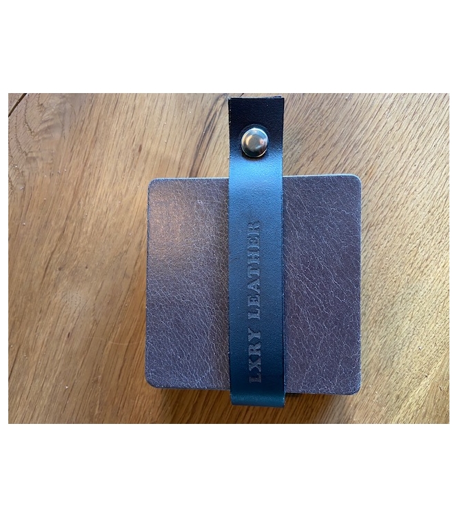 LXRY Leather 0012 Onderzetter vierkant 8 st geen kleurvariant