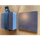 LXRY Leather 0012 Onderzetter vierkant 8 st geen kleurvariant