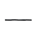 Strickers veter dun rond 65 03001065 zwart
