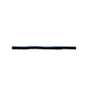 Strickers veter dun rond 01 75 cm blauw