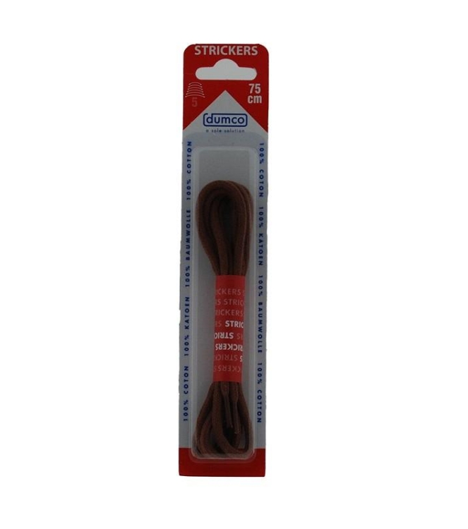 Strickers veter rond 02 75 cm bruin