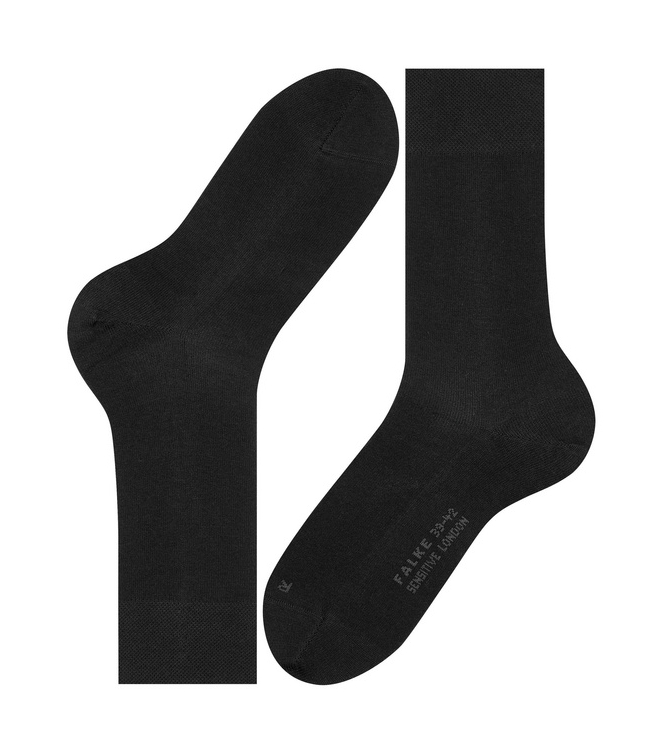Falke 14719 Sensitive London zwart