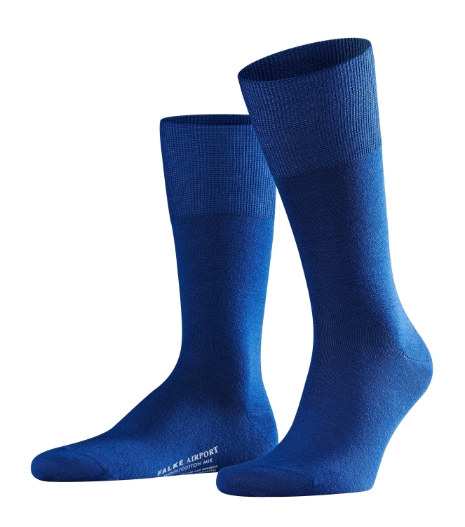 Falke 14435 Airport cobalt blauw