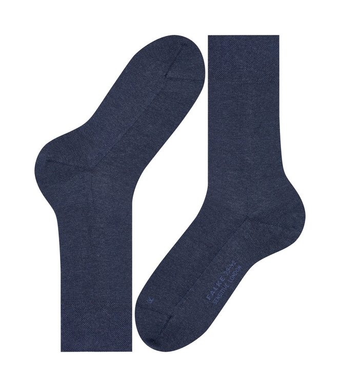 Falke 14719 Sensitive London blauw