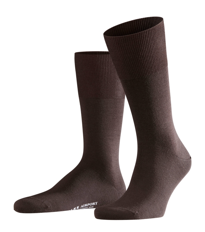 Falke 14435 Airport donker bruin