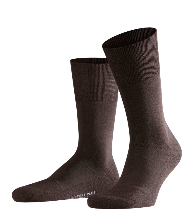 Falke 14403 Airport Plus donker bruin