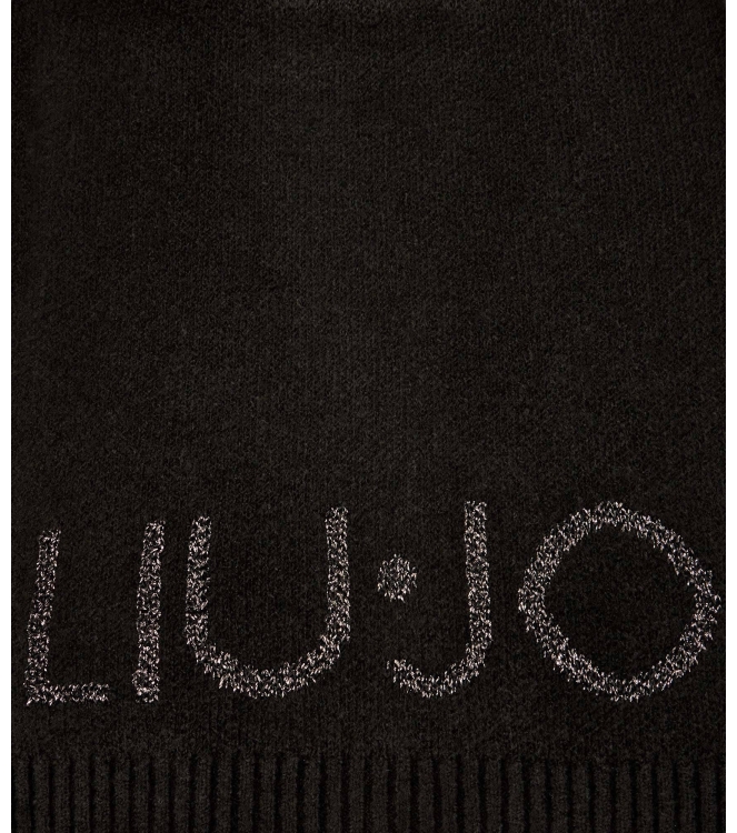 Liu·Jo 2F5019 M0300 sciarpa logo zwart