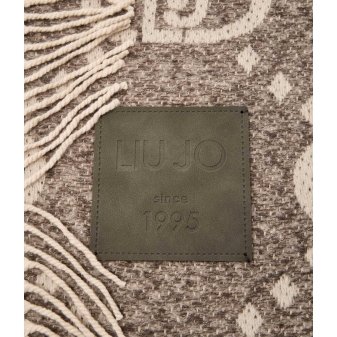 Liu·Jo 2F5038 To300 Stola maxi oval grijs