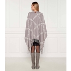 Liu·Jo 2F5033 T0300 poncho logo maxi grijs